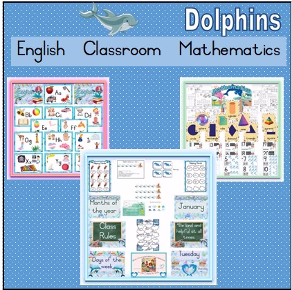 🐬Dolphin Classroom Bundle🐬