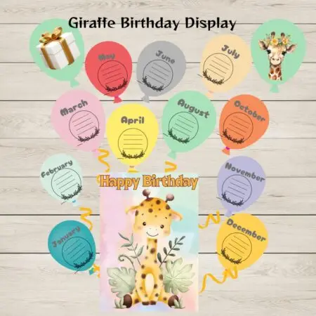 🦒Birthday Chart🦒