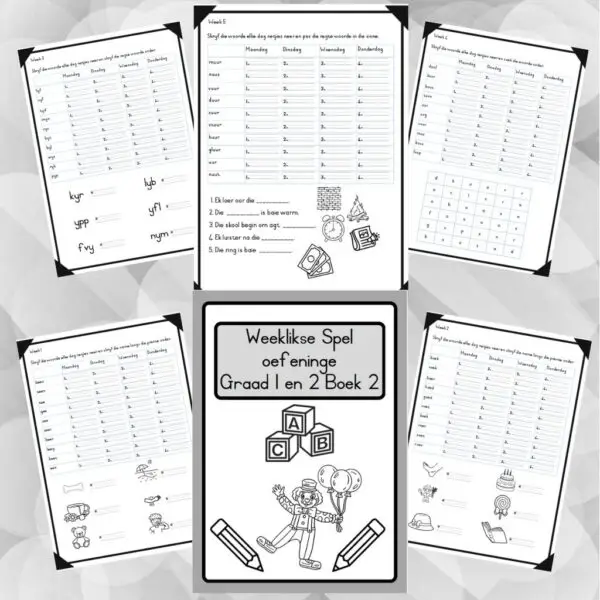 🏫Graad 1 en 2 Spel Boek 2🏫