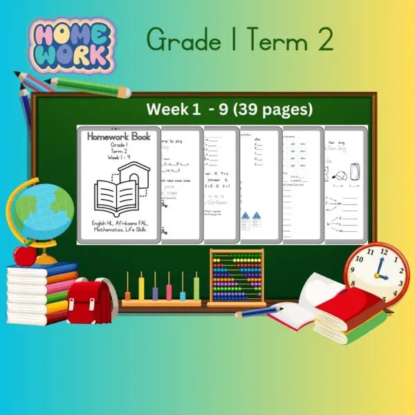 🏫Grade 1 Term 2 Homework Booklet🏫