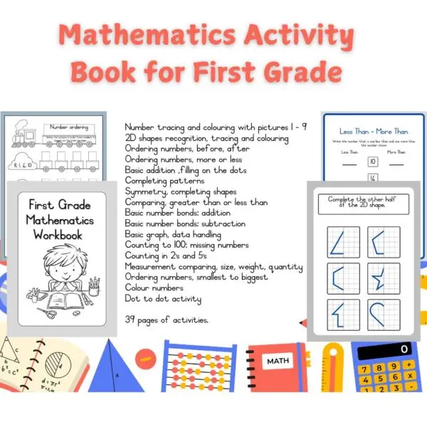 🏫Mathematics Activity Booklet Grade1🏫