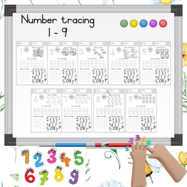 🏫Number Tracing Booklet🏫