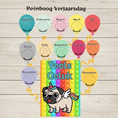 🌈Verjaarsdag Kaart🌈