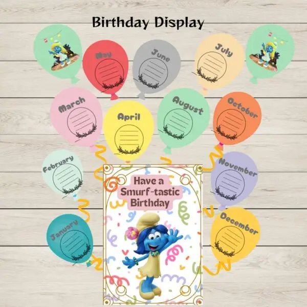 🍄Birthday Chart🍄