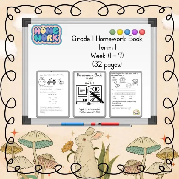🏫Grade 1 Term 1 Homework Booklet🏫