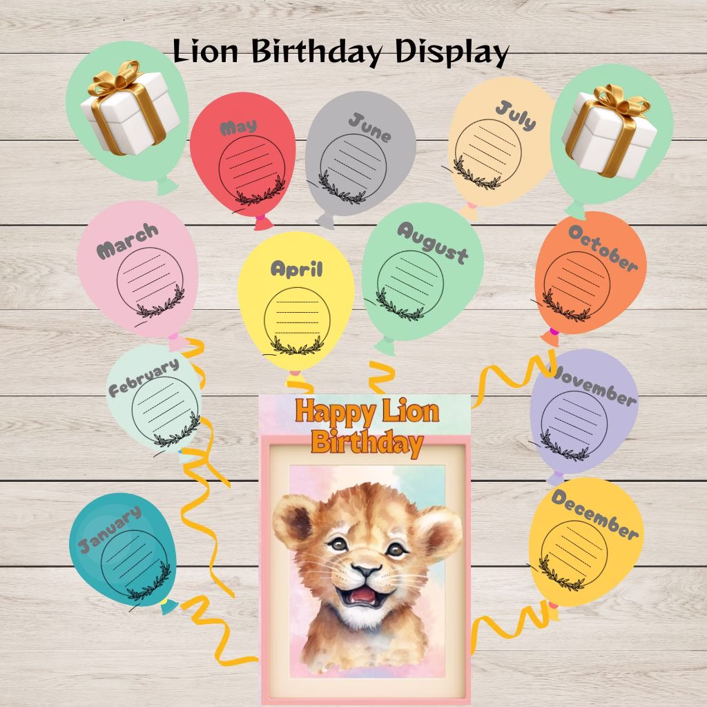 🦁Birthday Chart🦁