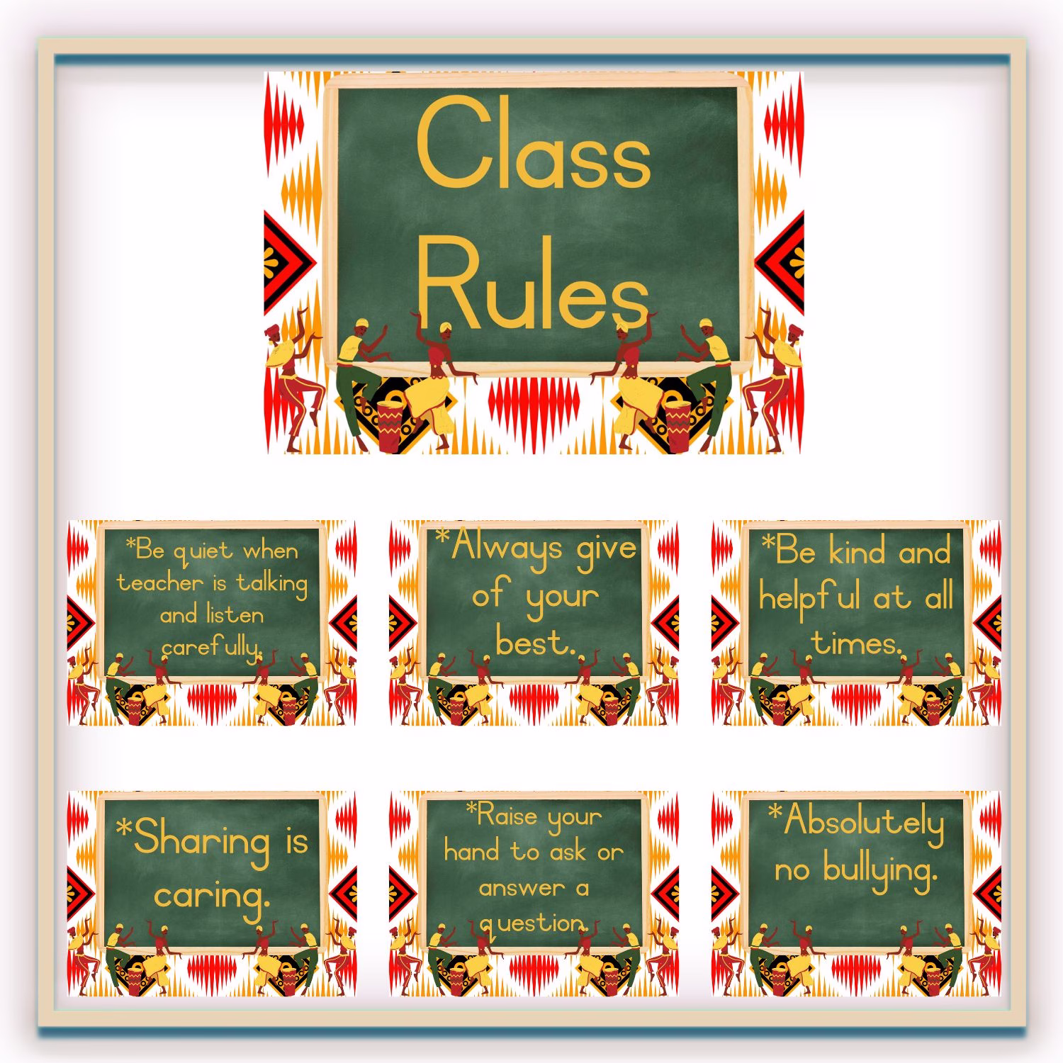🇿🇦Classroom Rules🇿🇦