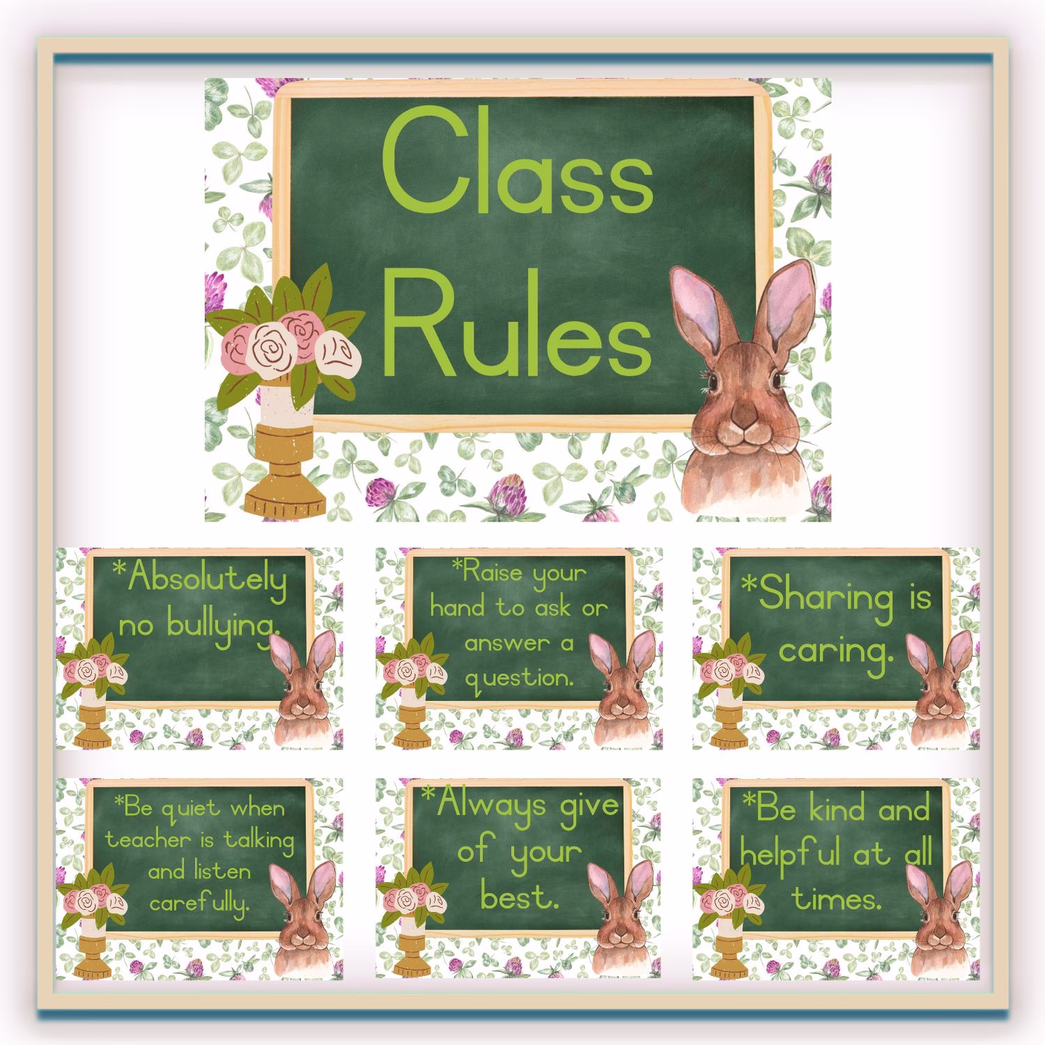 🐰Classroom Rules🐰