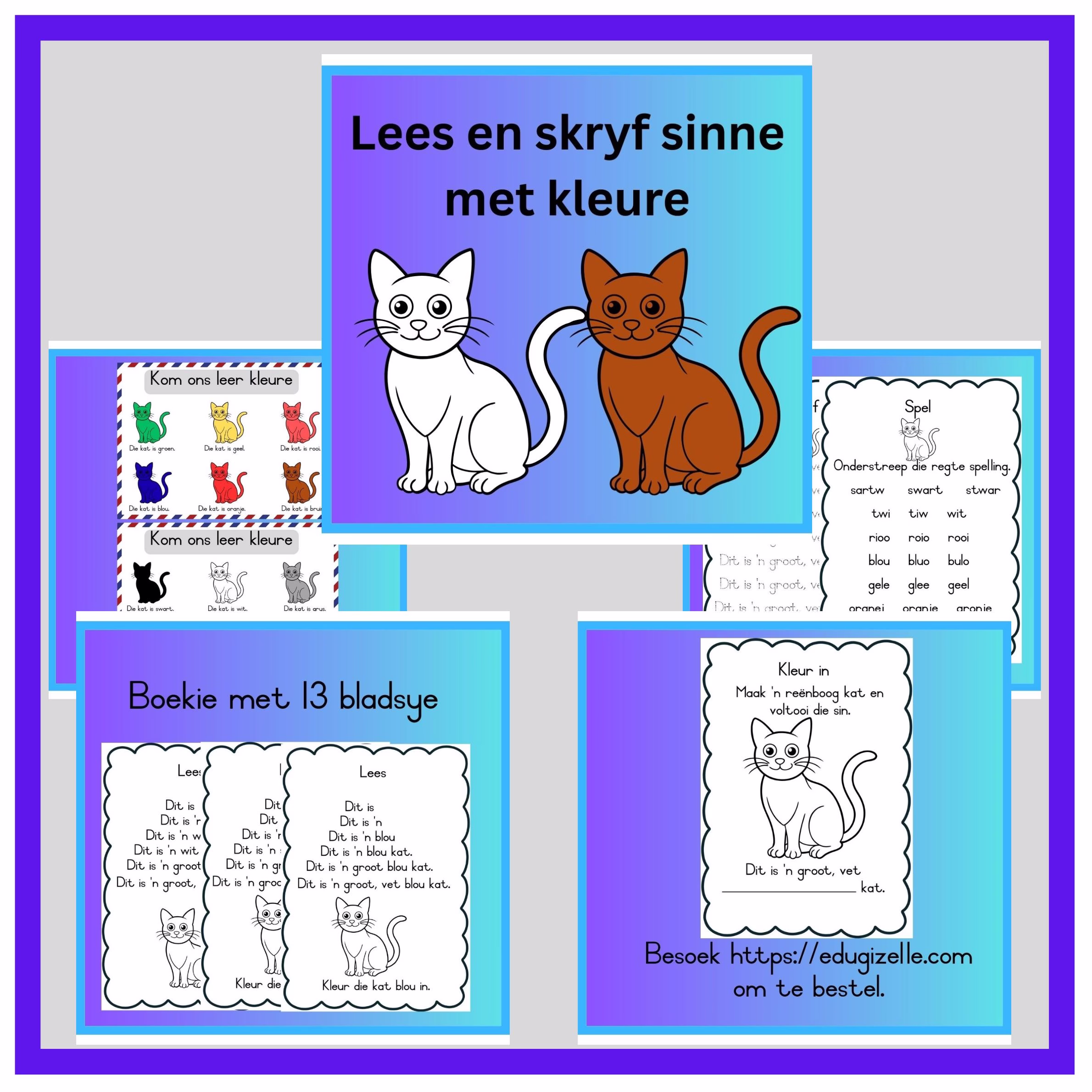 🏫Lees en skryf met kleure🏫
