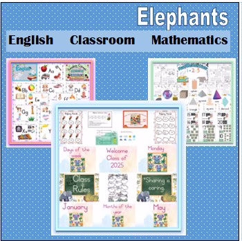 🐘Elephant Classroom Bundle🐘