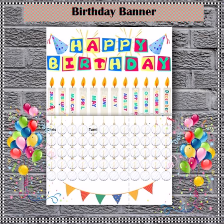 🎂Happy Birthday Chart🎂