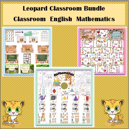 🐆Leopard Classroom Bundle🐆