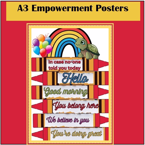 🤟A3 Empowerment Posters🤟