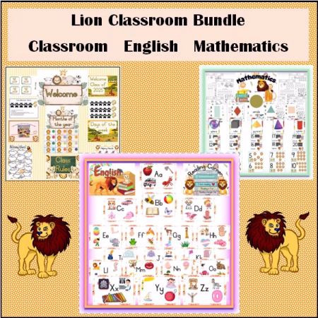 🦁Lion Classroom Bundle🦁