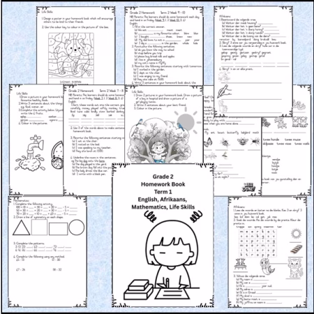 🏫Grade 2 Homework Book Term 1🏫