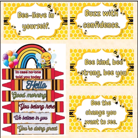 🐝Bee Empowerment Posters🐝